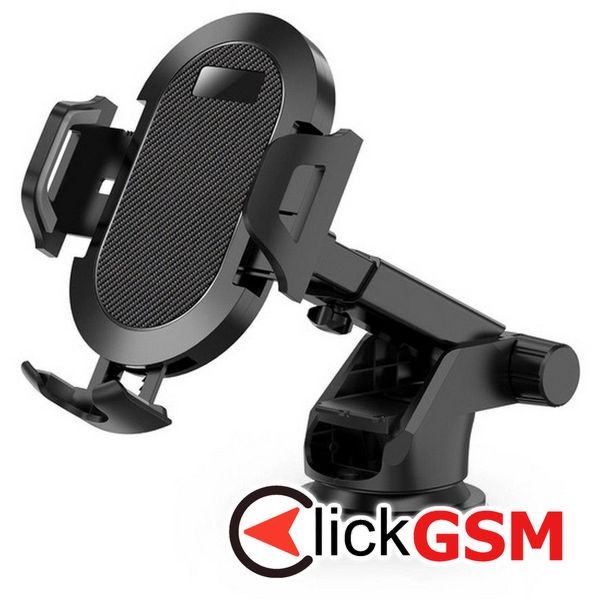 Techsuit - Car Holder (S113) - Gravity Grip for Dashboard, Windshield - Black