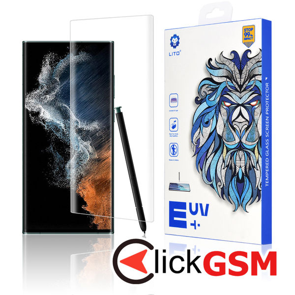 Lito - 3D UV Glass - Samsung Galaxy S22 Ultra 5G - Clear