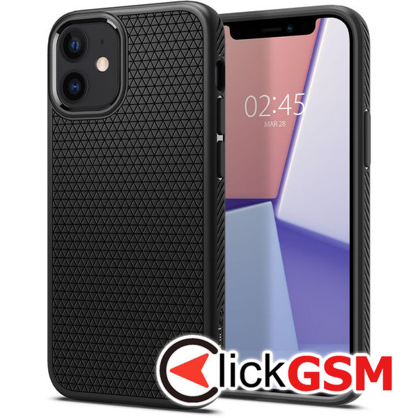 Spigen - Liquid Air - iPhone 12 / 12 Pro - Black