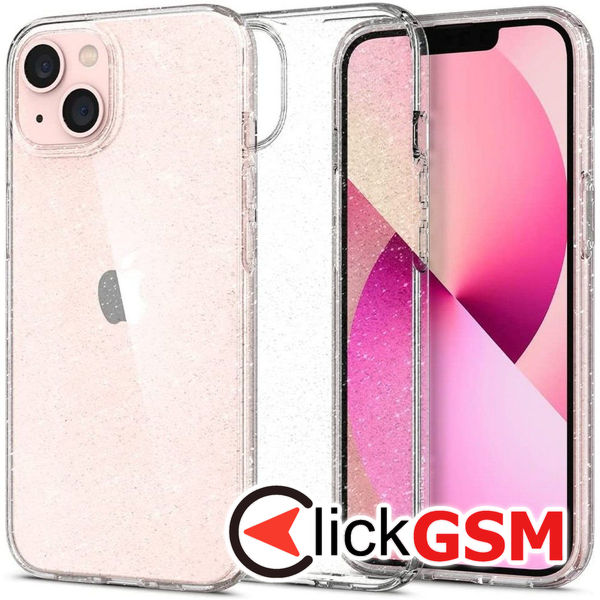 Spigen - Liquid Crystal Glitter - iPhone 13 - Crystal Quartz