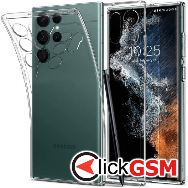 Spigen - Liquid Crystal - Samsung Galaxy S22 Ultra - Clear