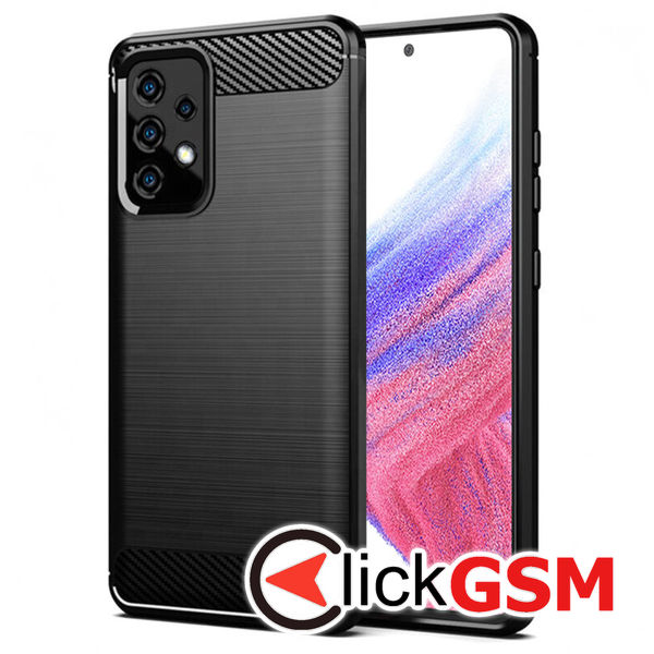 Techsuit - Carbon Silicone - Samsung Galaxy A53 5G - Black