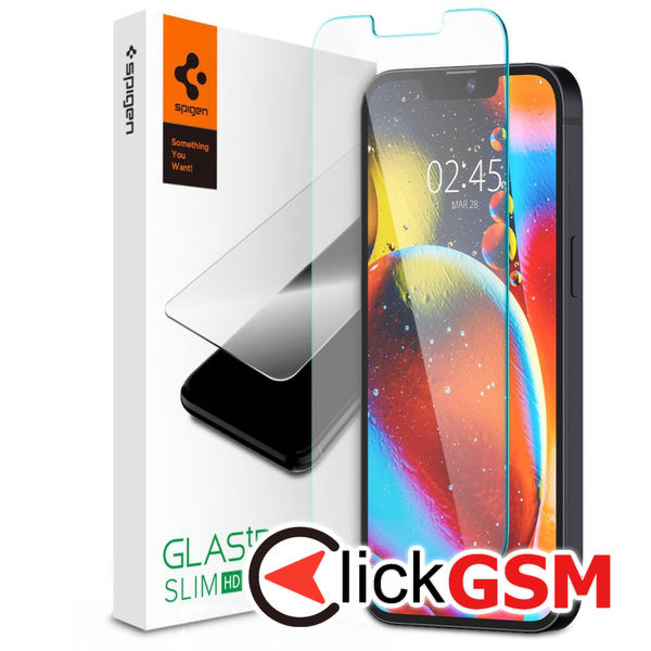 Spigen - Glas.tR Slim - iPhone 13 Pro Max / 14 Plus - Clear