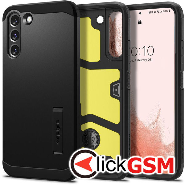 Spigen - Tough Armor - Samsung Galaxy S22 - Black