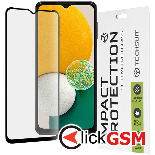 Techsuit - 111D Full Cover / Full Glue Glass - Samsung Galaxy A13 5G / A04s / A04 - Black