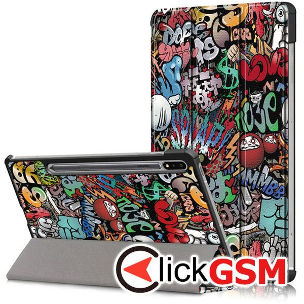 Techsuit - FoldPro - Samsung Galaxy Tab S7 Plus / S8 Plus / S7 FE - Urban Vibe