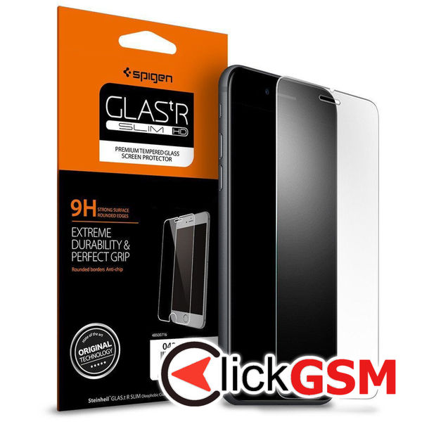 Spigen - Glas.tR Slim - iPhone 7 / iPhone 8 / iPhone SE 2, SE 2020 / iPhone SE 3, SE 2022 - Clear