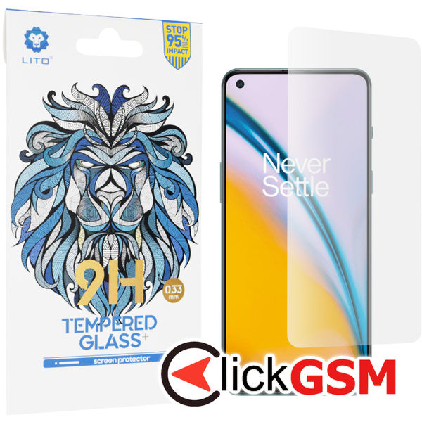 Lito - 2.5D Classic Glass - OnePlus Nord CE 5G / Nord 2 5G / Nord 2T 5G - Clear