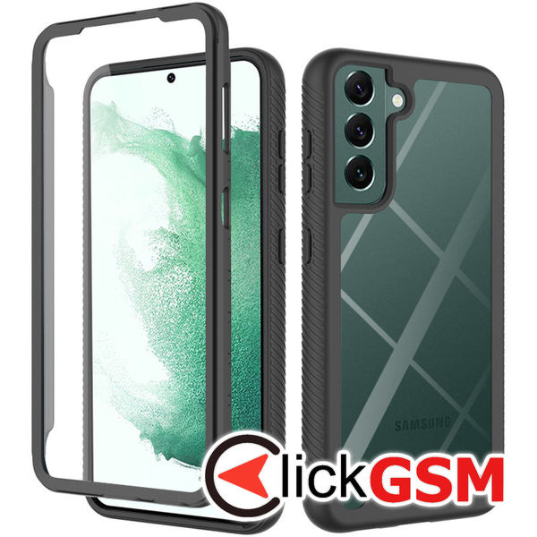 Techsuit - Defense360 Pro + Screen Protector - Samsung Galaxy S22 Plus - Black