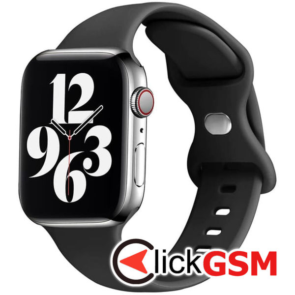 Techsuit - Watchband (W031) - Apple Watch 1/2/3/4/5/6/7/8/9/SE/SE 2 (38/40/41mm) - Black