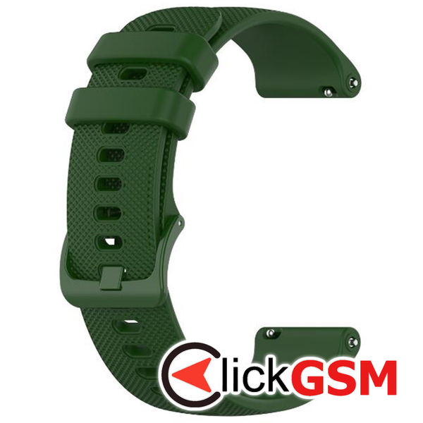 Techsuit - Watchband 20mm (W006) - Samsung Galaxy Watch 4/5/Active 2, Huawei Watch GT 3 (42mm)/GT 3 Pro (43mm) - Green
