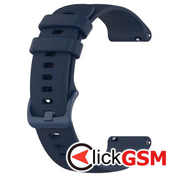Techsuit - Watchband 20mm (W006) - Samsung Galaxy Watch 4/5/Active 2, Huawei Watch GT 3 (42mm)/GT 3 Pro (43mm) - Blue