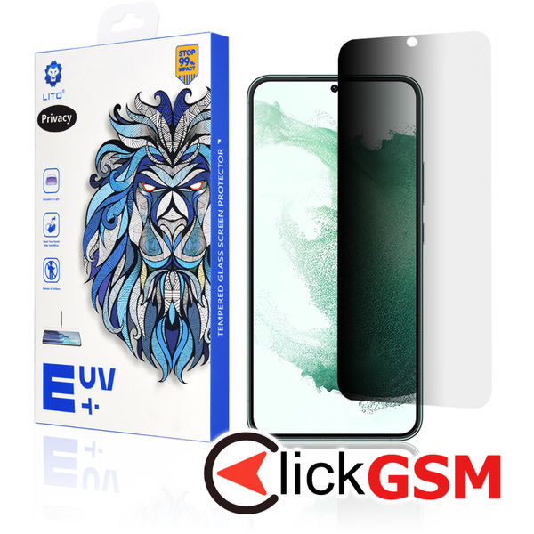 Lito - 3D UV Glass - Samsung Galaxy S22 Plus 5G / S23 Plus - PRIVACY