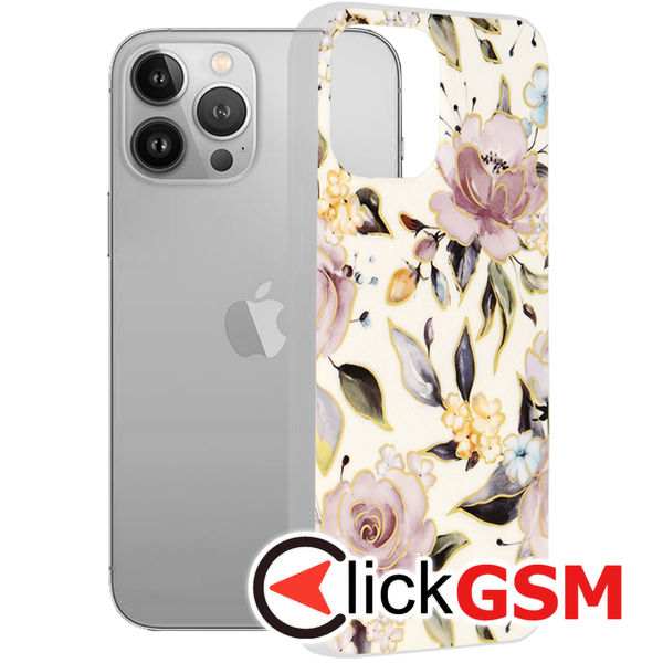 Techsuit - Marble Series - iPhone 13 Pro Max - Chloe White