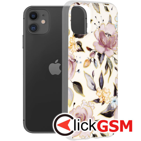 Techsuit - Marble Series - iPhone 11 - Chloe White