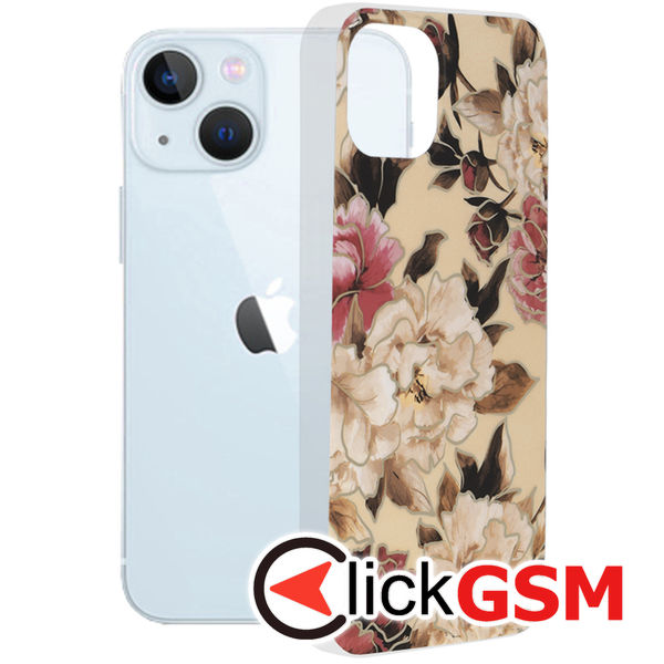 Techsuit - Marble Series - iPhone 13 - Mary Berry Nude