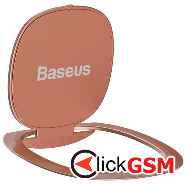 Baseus - Phone Ring Invizible (SUYB-0R) - Standing and Folding Feature - Rose Gold