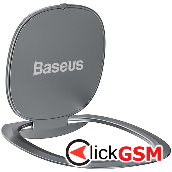 Baseus - Phone Ring Invizible (SUYB-0S) - Standing and Folding Feature - Silver