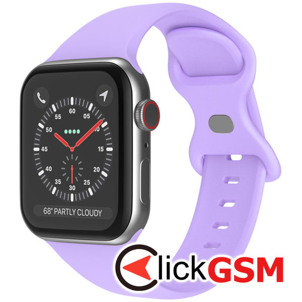 Techsuit - Watchband (W031) - Apple Watch 1/2/3/4/5/6/7/8/9/SE/SE 2 (38/40/41mm) - Purple