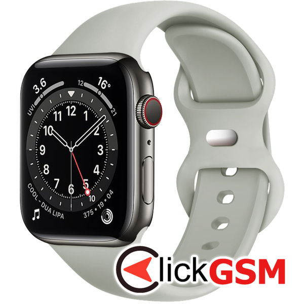 Techsuit - Watchband (W031) - Apple Watch 1/2/3/4/5/6/7/8/9/SE/SE 2/Ultra/Ultra 2 (42/44/45/49mm) - Gray