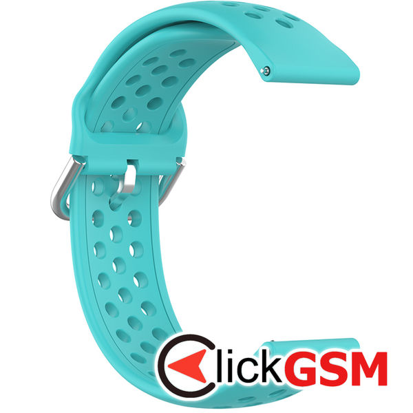 Techsuit - Watchband 20mm (W004) - Samsung Galaxy Watch 4/5/Active 2, Huawei Watch GT 3 (42mm)/GT 3 Pro (43mm) - Turquoise