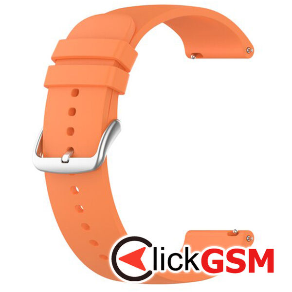 Techsuit - Watchband 22mm (W001) - Samsung Galaxy Watch (46mm)/Watch 3/Gear S3, Huawei Watch GT/GT 2/GT 3 (46mm) - Orange