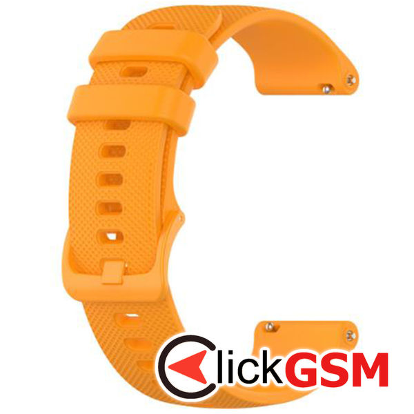Techsuit - Watchband 22mm (W006) - Samsung Galaxy Watch (46mm)/Watch 3/Gear S3, Huawei Watch GT/GT 2/GT 3 (46mm) - Orange