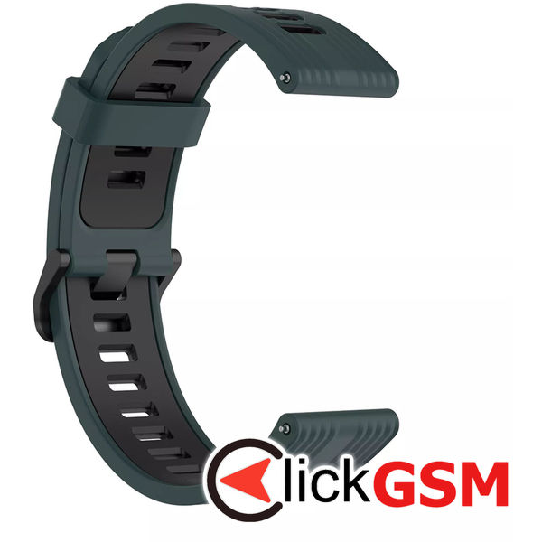 Techsuit - Watchband 20mm (W002) - Samsung Galaxy Watch 4/5/Active 2, Huawei Watch GT 3 (42mm)/GT 3 Pro (43mm) - Green