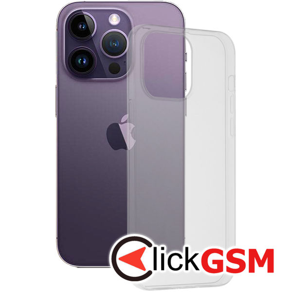 Techsuit - Clear Silicone - iPhone 14 Pro Max - Transparent