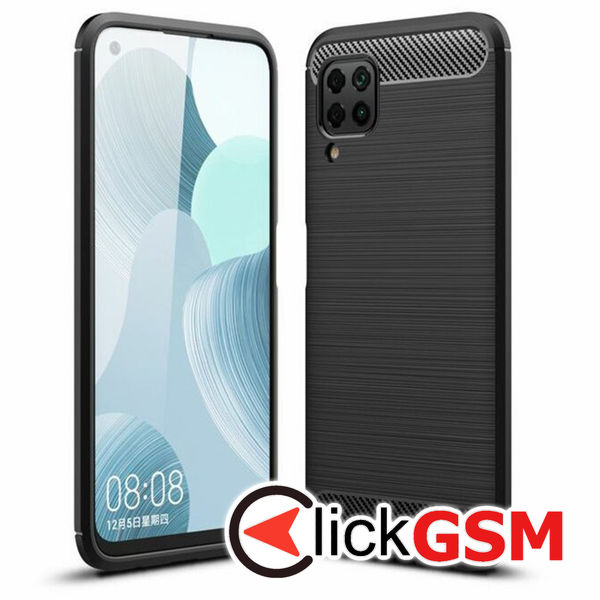 Techsuit - Carbon Silicone - Huawei P40 lite - Black