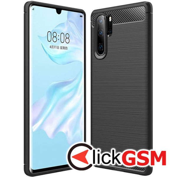 Techsuit - Carbon Silicone - Huawei P30 Pro / P30 Pro New Edition - Black
