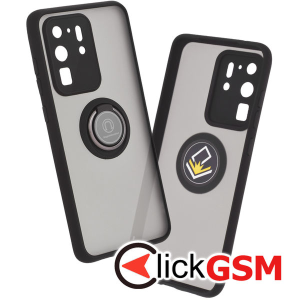 Techsuit - Glinth - Samsung Galaxy S20 Ultra 4G / S20 Ultra 5G - Black