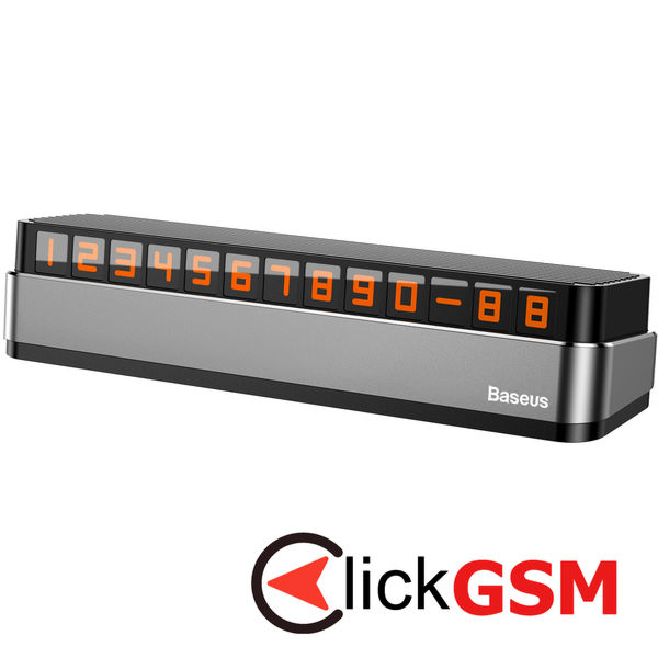 Baseus - Parking Number Moonlight Box Series (ACNUM-B0G) - for Dashboard - Gray