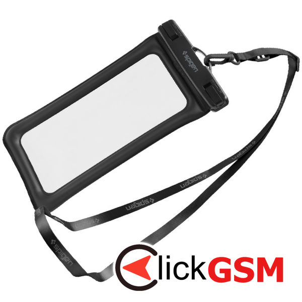 Spigen - Waterproof Case (A610) - IPX8, for Phone, max 6.9 - Black