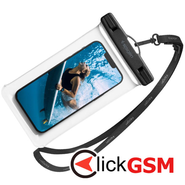 Spigen - Waterproof Case (A601) - IPX8, for Phone 3.5 - 7 - Clear