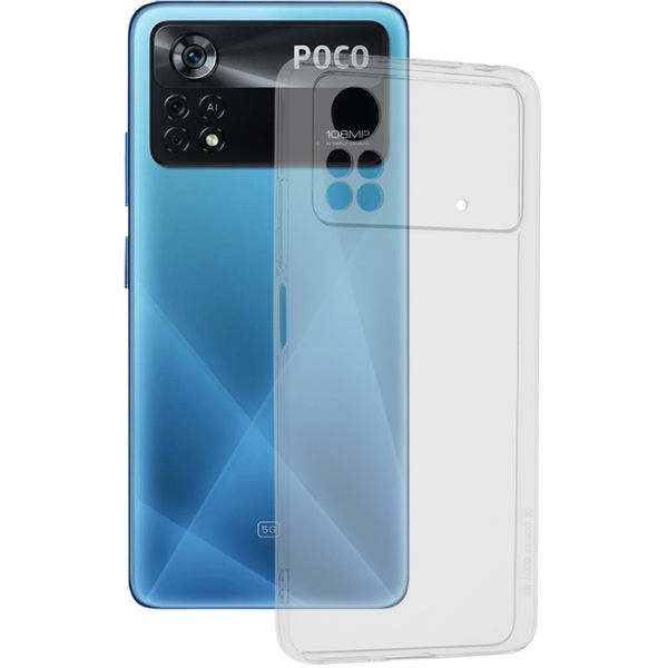 Techsuit - Clear Silicone - Xiaomi Poco X4 Pro 5G - Transparent