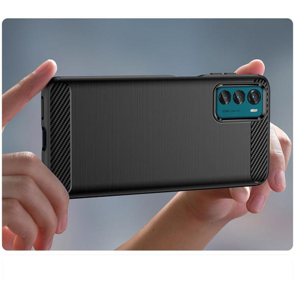 Techsuit - Carbon Silicone - Motorola Moto G42 - Black