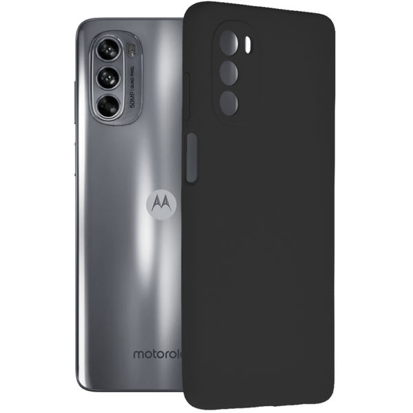 Techsuit - Soft Edge Silicone - Motorola Moto G62 - Black