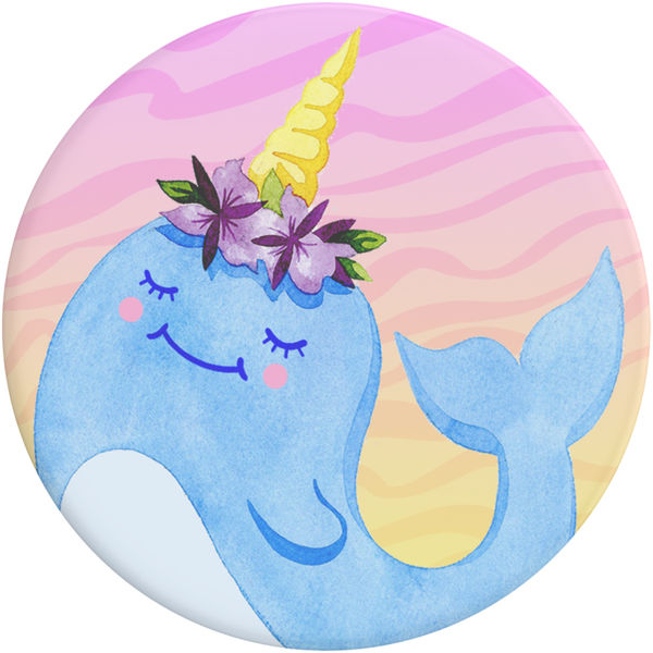 PopSockets - PopGrip - Narwhal Princess