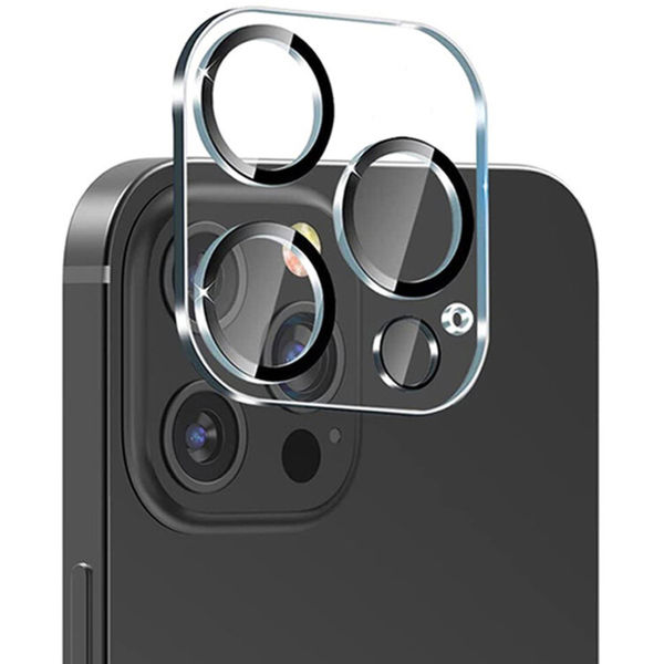 Lito - S+ Camera Glass Protector - iPhone 14 Pro / iPhone 14 Pro Max - Black/Transparent