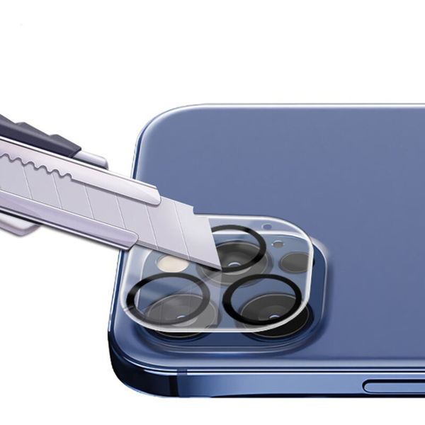 Lito - S+ Camera Glass Protector - iPhone 14 Pro / iPhone 14 Pro Max - Black/Transparent