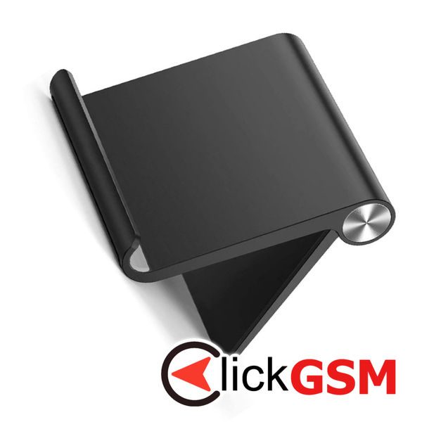 Techsuit - Desk Holder (ABS-BK1) - Folding Feature, for Phone, Tablet, 4 - 7.9 - Black