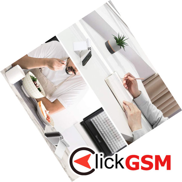 Techsuit - Desk Holder (ABS-BK1) - Folding Feature, for Phone, Tablet, 4 - 7.9 - Black