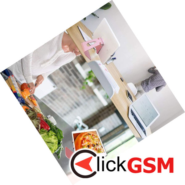 Techsuit - Desk Holder (Z4a) - Folding Feature, for Phone, Tablet, max 8 - Silver