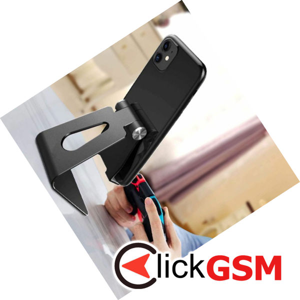 Techsuit - Desk Holder (Z4a) - Folding Feature, for Phone, Tablet, max 8 - Black