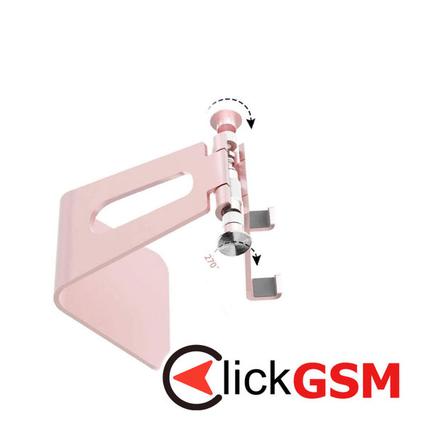 Techsuit - Desk Holder (Z4a) - Folding Feature, for Phone, Tablet, max 8 - Black