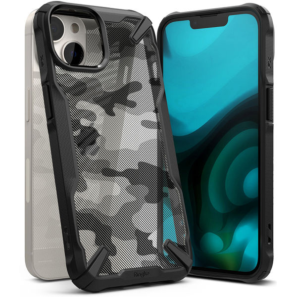 Ringke - Fusion X Design - iPhone 14 Plus - Camo Black
