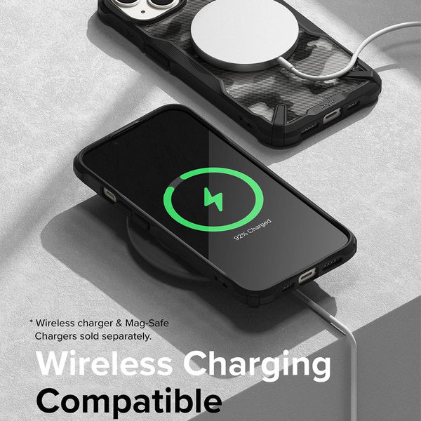 Ringke - Fusion X Design - iPhone 14 Plus - Camo Black