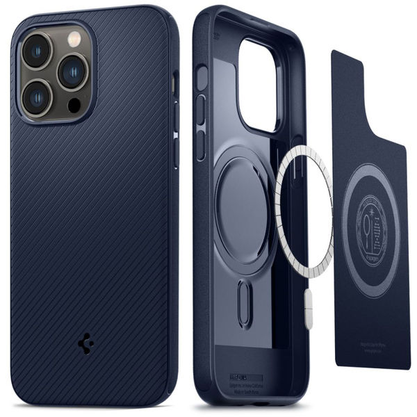 Spigen - Mag Armor - iPhone 14 Pro Max - Navy Blue