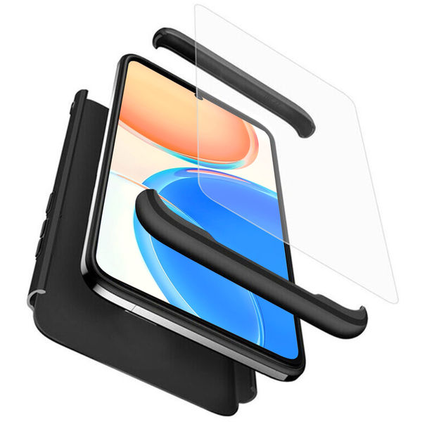 GKK - 360 Case + Screen Protector - Honor X8 4G - Black